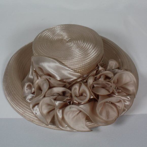KaKyCo Hat Perfect for Easter with Large Brim and Bow Size 57 cm. main image 7